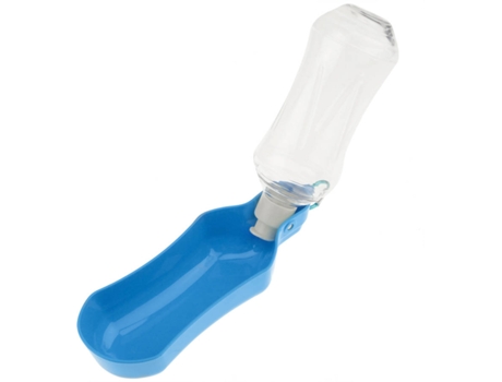 Bebedero Portátil para Perros PRIMEMATIK (Azul - 8x24x8cm - 500ml - Plástico)