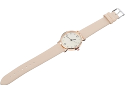 Reloj Pulsera Mujer Correa Resistente Movimiento Cuarzo Adecuado Diario Obsequio Elegante Moda Piel Al Agua