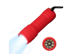 Linterna multifuncional ABS, mini, luz potente, portátil, funciona con pilas AAA, ideal para camping y emergencias. Aeuzwr