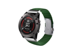 Correa Silicona Líquida para Garmin fenix 6 Solar Verde