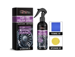Cera para neumáticos de coche: protección y brillo intenso.