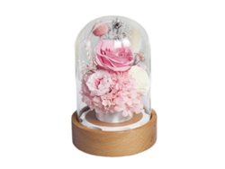 Caja de música rosa eterna con rotación automática, decoración para el Día de San Valentín