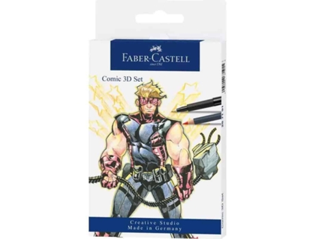 Faber-Castell Conjunto Bolígrafos e Lápis Comic 3D