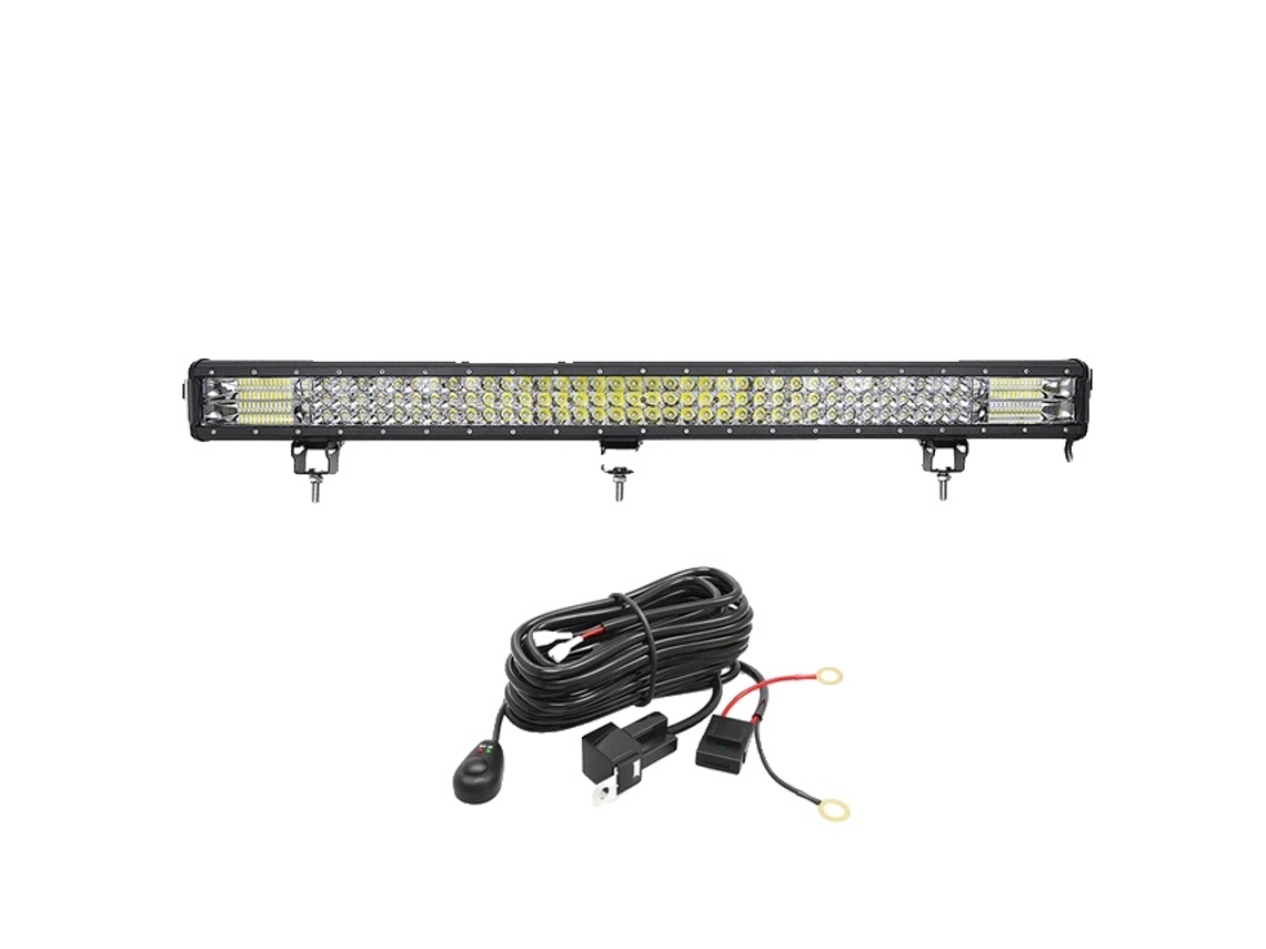 Barra de luces LED, luces todoterreno, luces de trabajo, 34 pulgadas, 468 W, con cable OEM