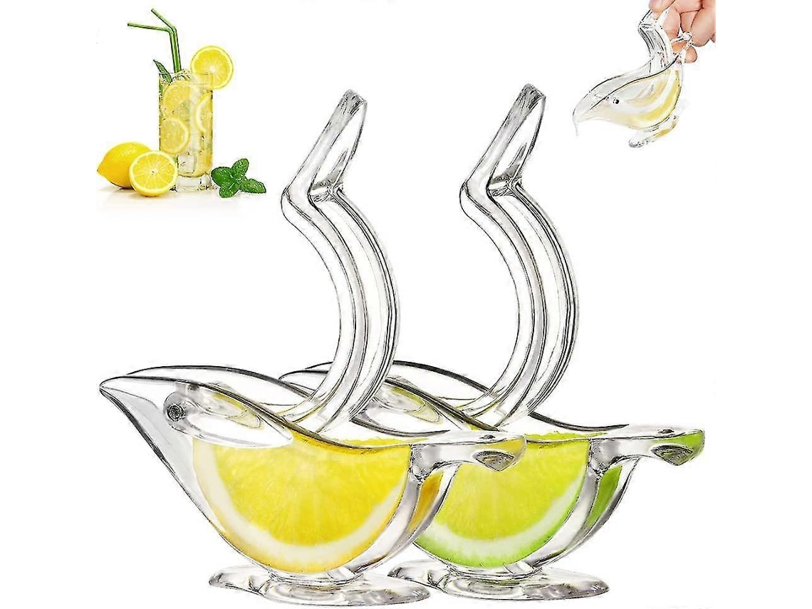 Exprimidor manual de limones, exprimidor manual de rodajas de limón de acrílico de Rosewell