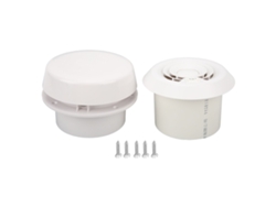Mini ventilador redondo blanco silencioso para autocaravanas