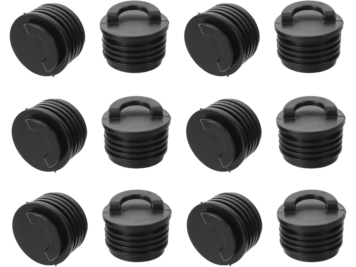 Paquete De 12 Tapones De Drenaje De Goma