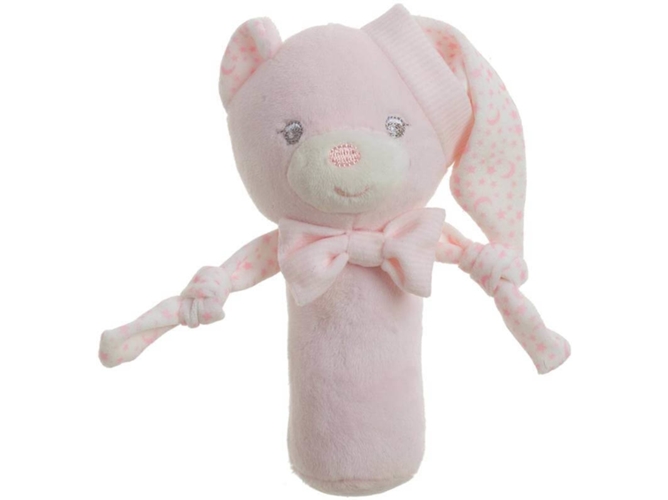 Sonajero DISFRAZZES con Osito Estrellas (Rosa - 30 x 30 cm)