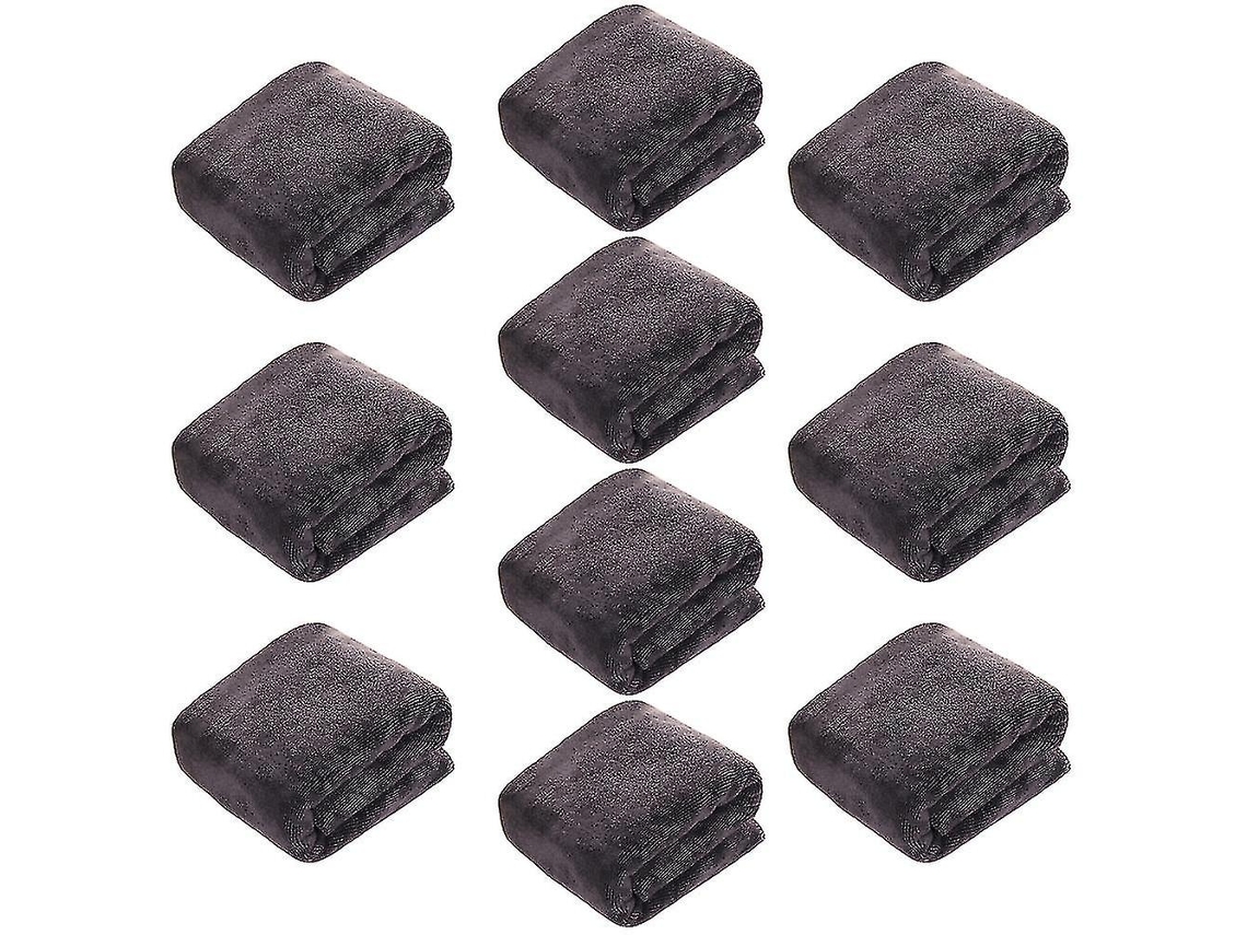 Toallas de peluquería (paquete de 10) de secado rápido para cabello, manos y rostro, para usar en casa, salón, spa y barbería - Rosewell