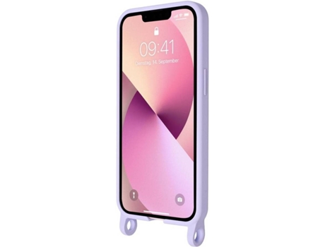 Funda iPhone 13 Pro ARTWIZZ Hangon Morado