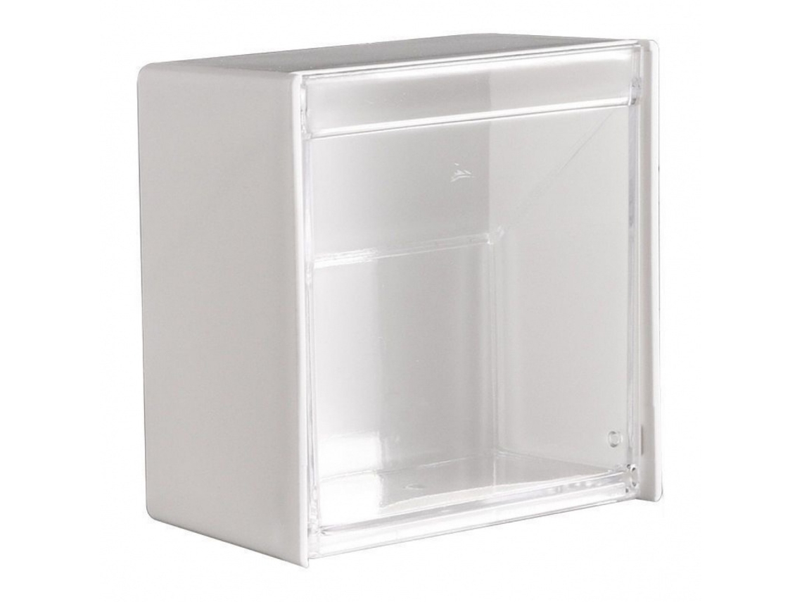 Caja de almacenamiento de pared a prueba de polvo, organizador de hisopos de algodón