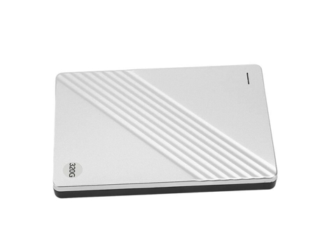 Disco duro portátil HURRISE de 2, 5 pulgadas, disco duro externo ultrafino, Usb 3,0, carcasa plateada de aleación de aluminio para ordenador, 32Gb