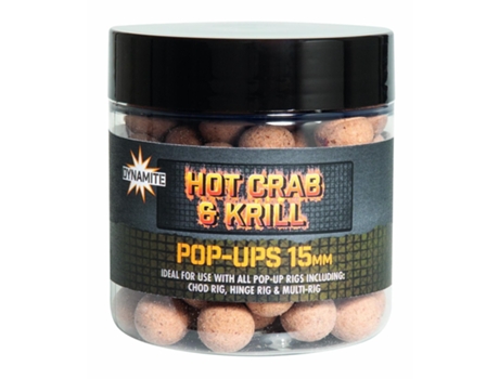 Cebo DYNAMITE BAITS Hot Crab&Krill Pop UPS