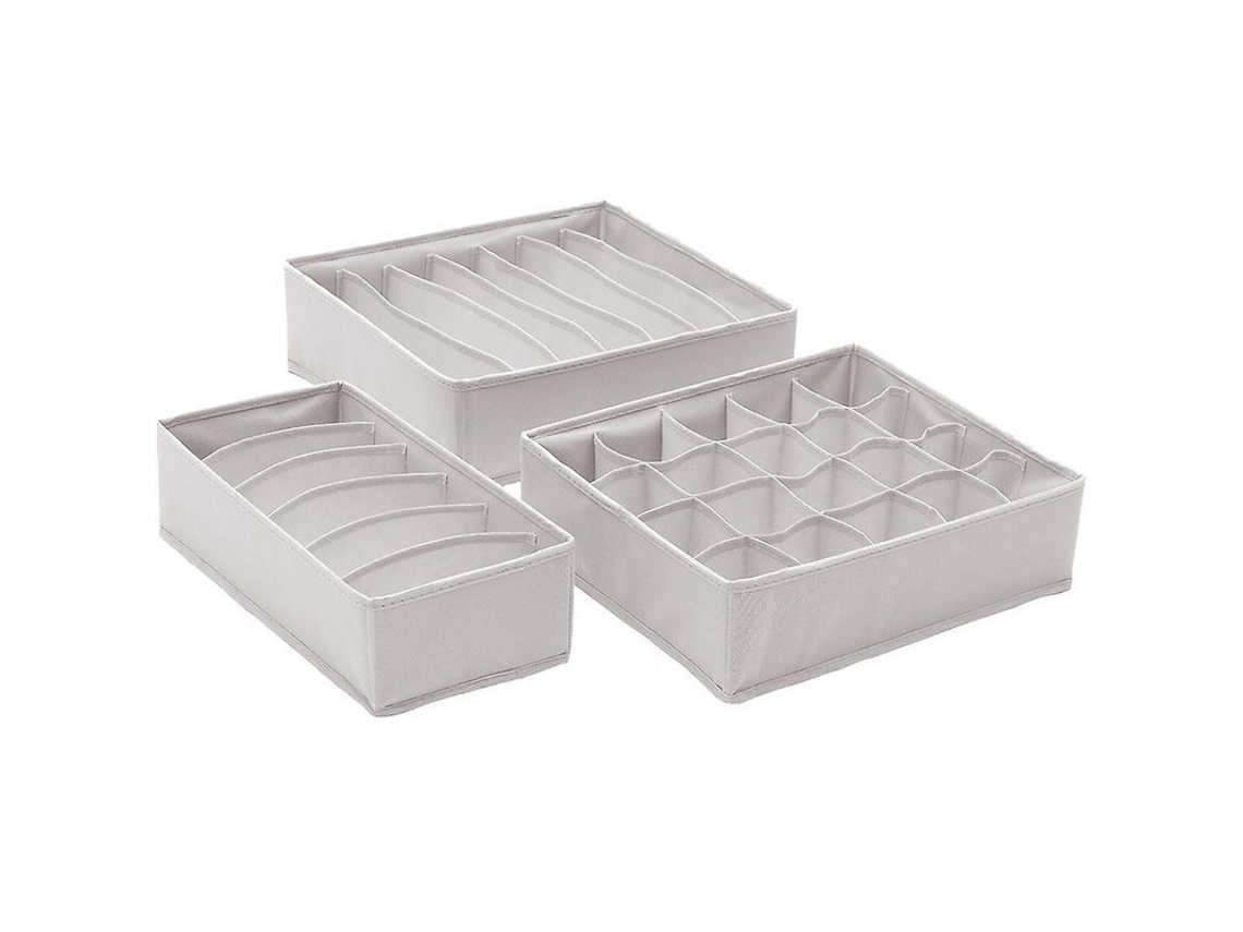 2026-caja De Almacenamiento Multifuncional Para Medias Y Ropa Interior 3 Piezas De Tela Para Hogar