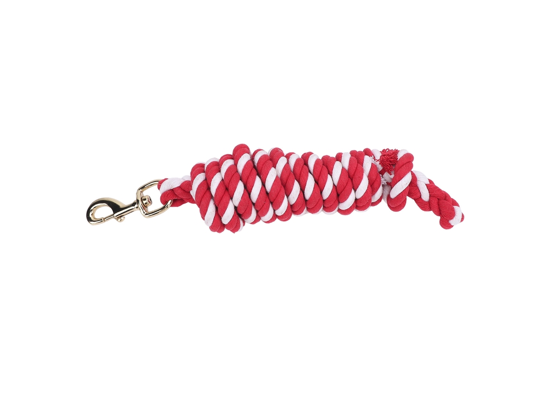 Cuerda De Algodón Suave Para Caballos Con Hebras Trenzadas Y Herrajes Seguros Para El Entrenamiento De Caballos Y Manadas.