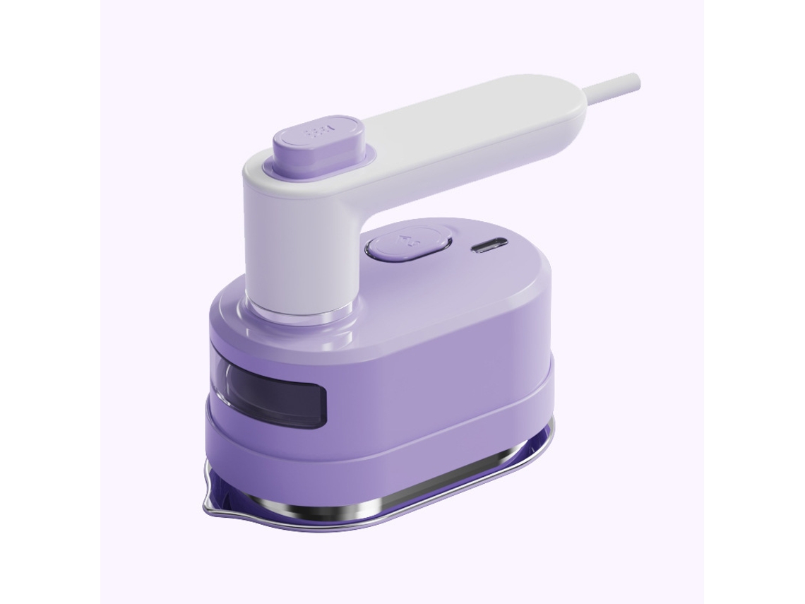Plancha de vapor Cuich Mini Iron, diseño plegable y giratorio de 180°, 110 V, 240 V