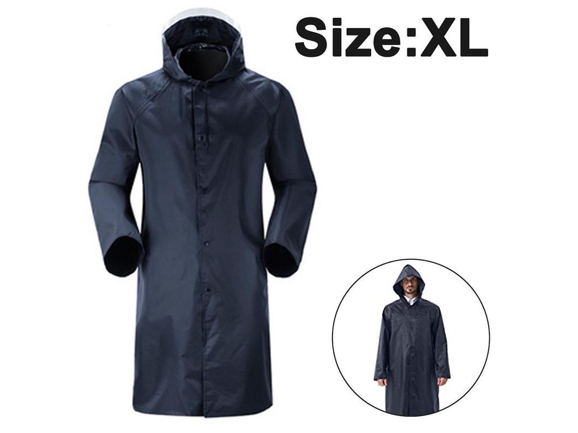 Fasst-abrigo Impermeable Con Capucha Largo Para Adultos Hombres Mujeres Jóvenes