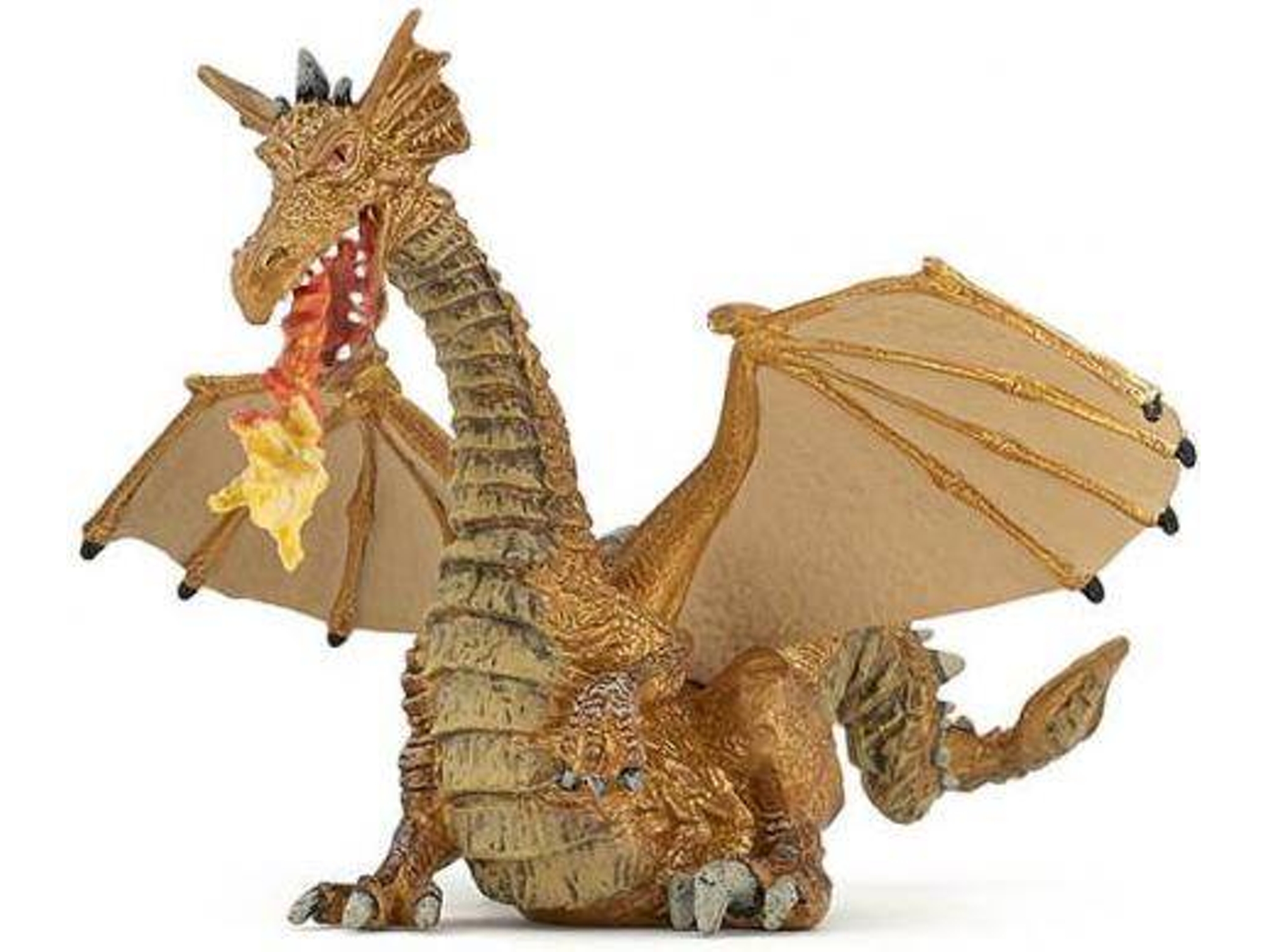 Figura PAPO Dragón Dorado con Fogo