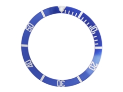 Anillo De Inserción De Bisel De Reloj De Repuesto De Aluminio Azul