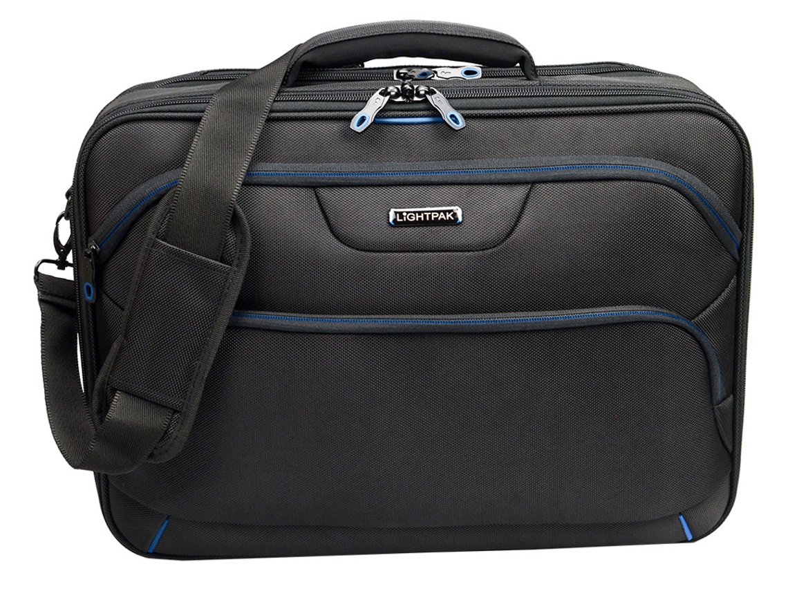 Bolsa para Portátil LIGHTPAK Lima Poliéster Negra