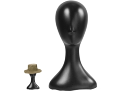 Cabeza De Mannequin En Plastique Para Pelucas Y Sombreros Taille Compactoe Usage Profesional Coi...