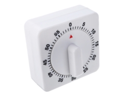 Temporizador mecánico de cocina, alarma sonora sin pilas, herramienta compacta y portátil para gestionar el tiempo de cocina, repostería, deportes y estudios.