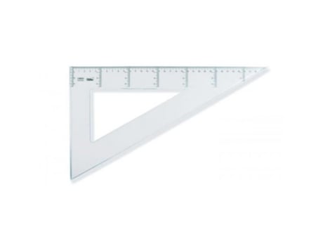 Cartabón Plástico Graduado 35 Cm SAFTA