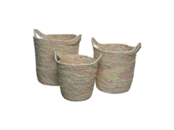 Conjunto de Cestas Arena BIGBUY 3 Piezas