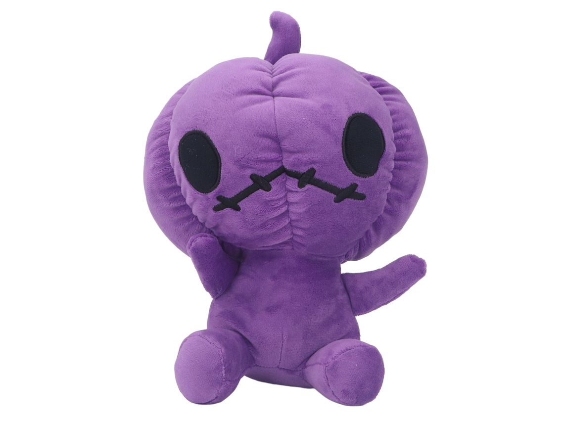 Ats-muñeco De Peluche De Calabaza De Halloween, Adorable Y Suave, Juguete Elástico, Decoración Hogar, Regalo Para Niños 30cm Morado