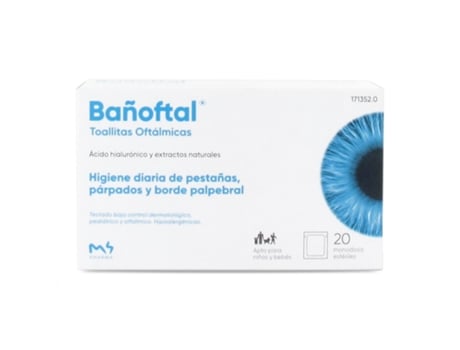 Toallitas Oculares BAÑOFTAL 20 Unidades