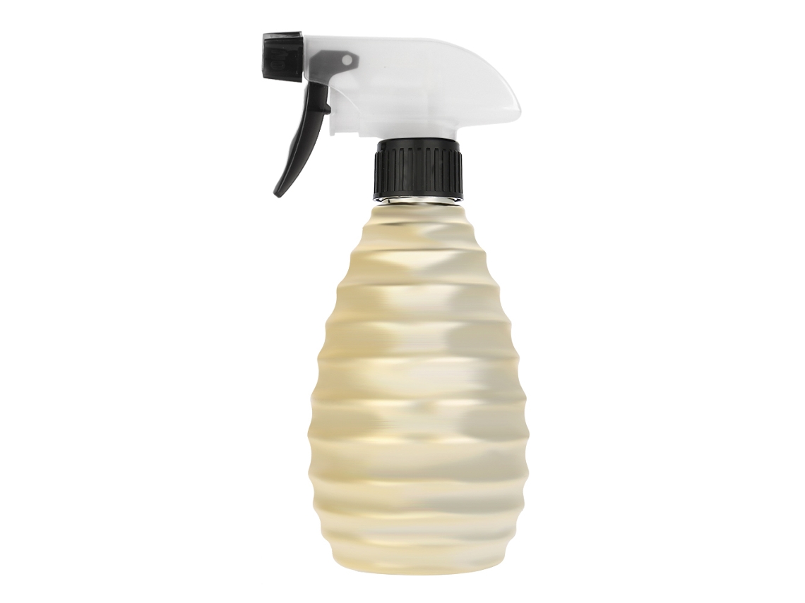 Botella Sprayer Recargable 350ml Para Peluquería Herramienta De Corte De Pelo Oro