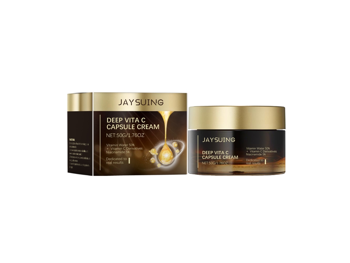 Crema hidratante facial con vitamina C, reafirmante e hidratante para unificar el tono de la piel y reducir las manchas oscuras.