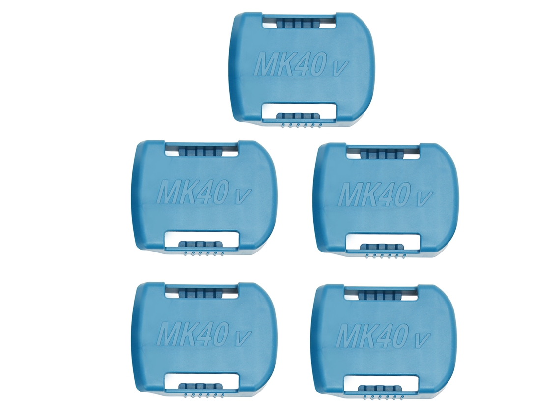 Porta Baterías De Litio De 40v Para Herramientas Eléctricas Con Agujeros Para Tornillos, Paquete De 5 Unidades