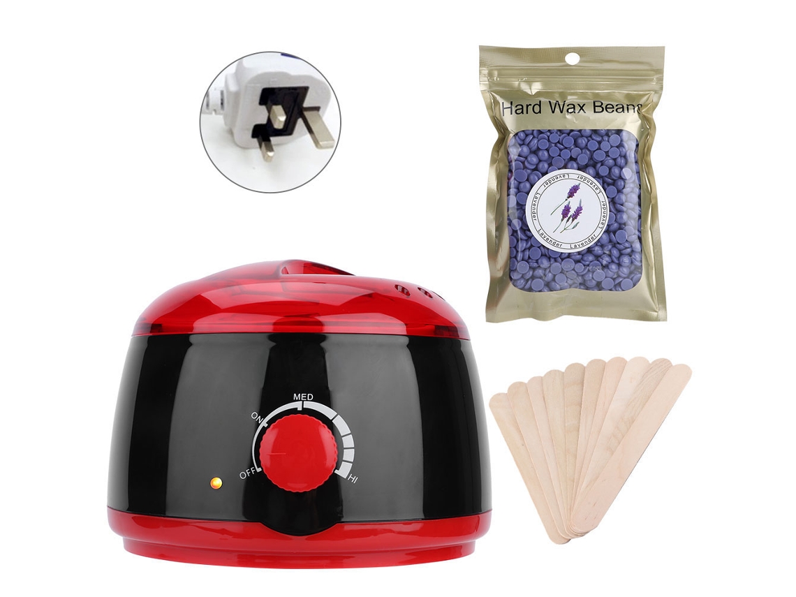 Vlrla-cabelo Removal Waxing Com Wax Warmer Beans Kit