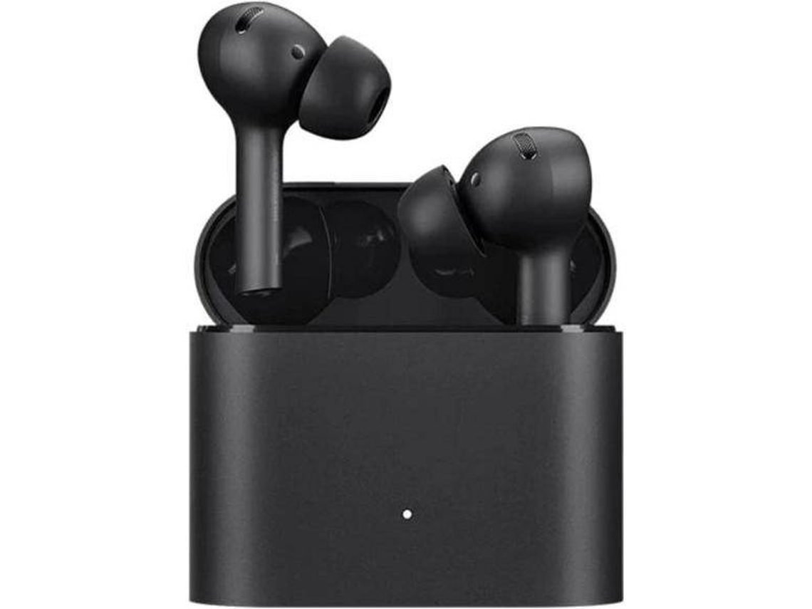Auriculares Bluetooth True Wireless XIAOMI Mi 2 (In Ear - Micrófono - Noise Cancelling - Negro)