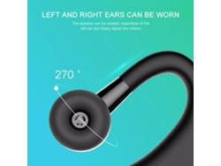 Auriculares Inalámbricos Bt V9 Con Gancho Para La Oreja, Micrófono, Cancelación De Ruido Y Resistencia Al Sudor Para Llamadas Hd Y Deportes.
