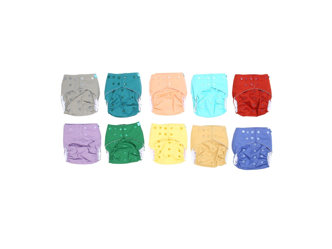 10 braguitas de entrenamiento para bebés, reutilizables y unisex