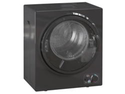 Secadora de ropa eléctrica portátil de 850 W, capacidad de 33 L, 4 programas, color negro.