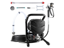 Pulverizador sin aire de 650 W con manguera de 7,6 m para pintura profesional Tekmaquinas
