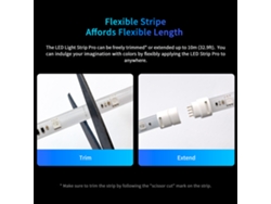 Tira De Luces Led Inteligentes Flexibles Yeelight Chameleon Rgb Con Homekit, Alexa Y Smartthings