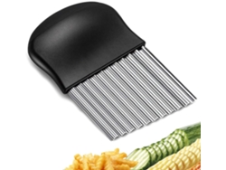Cortador de hendido innovador, herramienta versátil para una presentación elegante de alimentos, la hoja de acero inoxidable garantiza un corte preciso, P