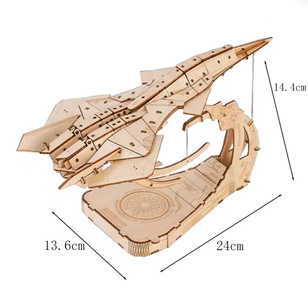 Rompecabezas 3d De Madera, Modelo De Buque De Guerra, Avión De Montaje Diy, Rompecabezas Personalizado