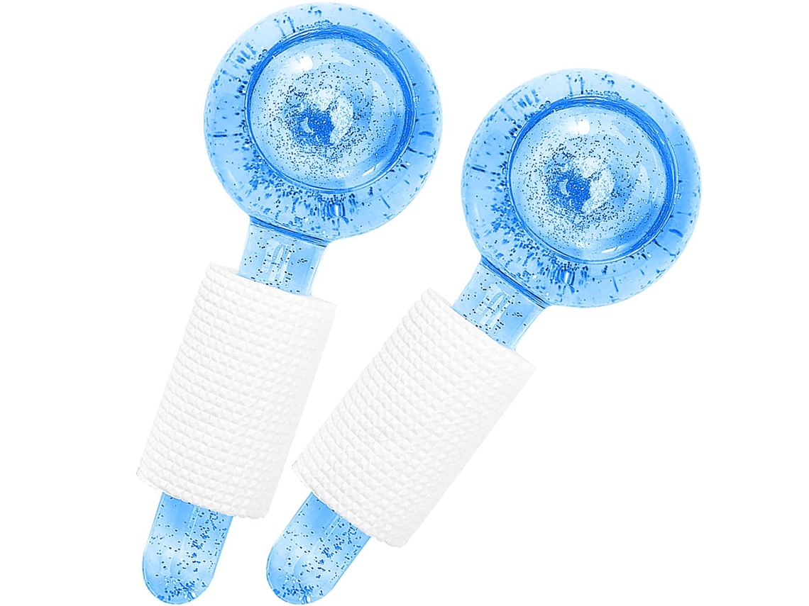 (azul) Rodillo Facial De Hielo, Masajeador Facial, Reduce La Hinchazón Y Las Arrugas.