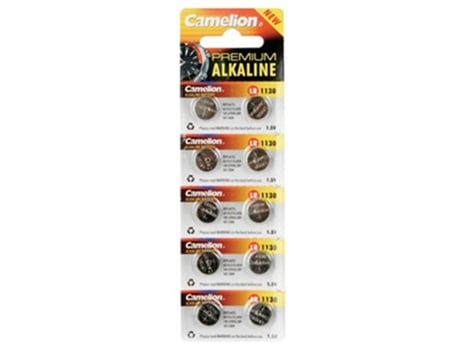 G-V389AC : Batería LR1130/AG10 1.5V-68mAh 10pc/bl-para relojes