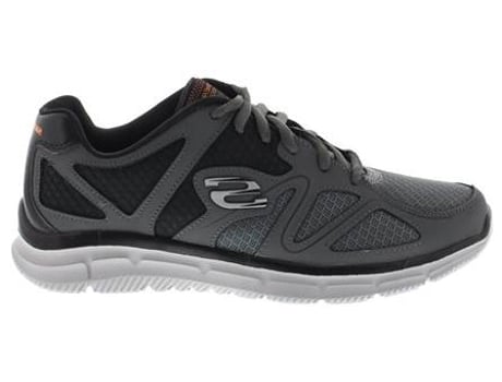 Zapatillas Deportivas SKECHERS Satisfaction Flesh Point (Negro - Material Sintético, Tejido- 41)