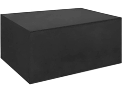 Funda para mesa de centro de exterior, impermeable y con revestimiento resistente a los rayos UV, de tela Oxford resistente a la intemperie.