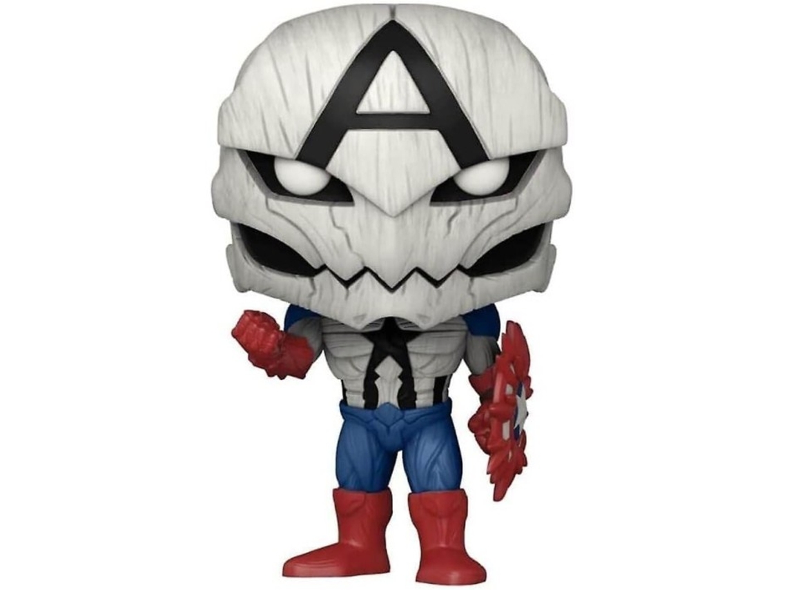 Figura Pop! Marvel Venom Poison Capitán América Modelo 856 56276 FUNKO