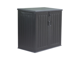 Caixa de Armazenamento Ao Ar Livre de Resina Soften 775L Cinzento 116 X 71 X 112.5/109 Cmgardiun