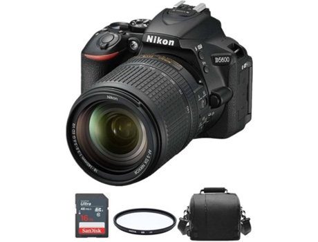 Kit Cámara Reflex, Objectivo y Accesorios NIKON D5600 (24.2 MP - Sensor: CMOS - ISO: 100 a 25600)