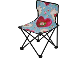 Silla De Camping Portátil Ultraligera Acero Nailon Transpirable Resistente